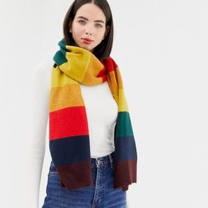 Asos Rainbow Striped Scarf